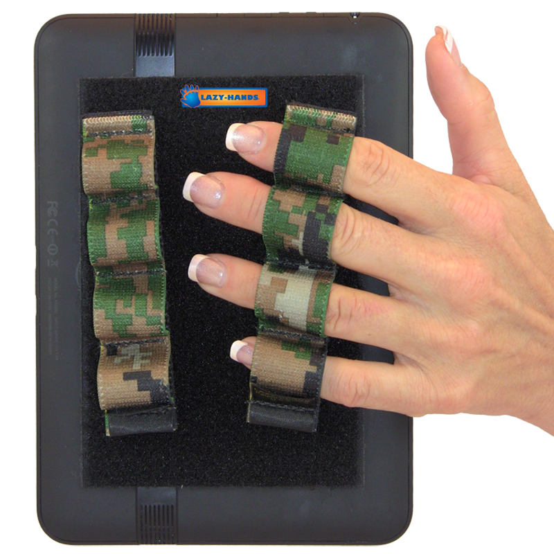 4 Loop Tablet or Reader Grips (x2) - Camouflage