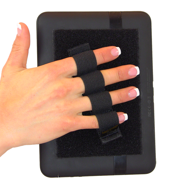 4 Loop Tablet or Reader Grip - Black