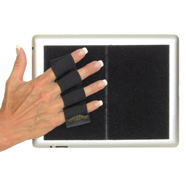 Heavy Duty 4Loop Grip (x1 Grip) for iPad and Large Tablets Black