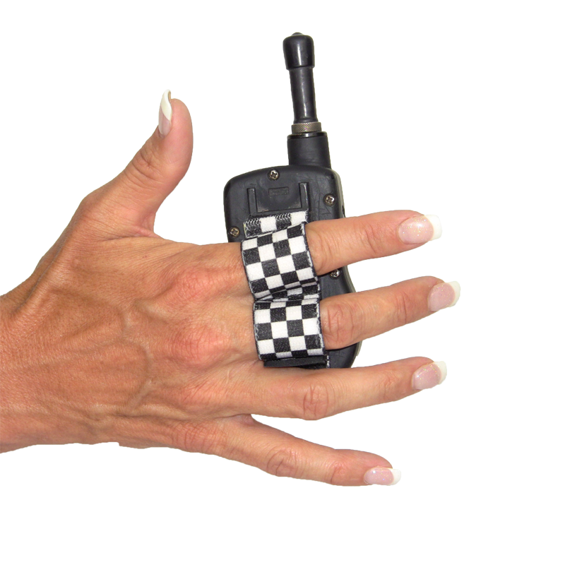 SIT MEANS SIT Remote Grip - Black and White Checkers