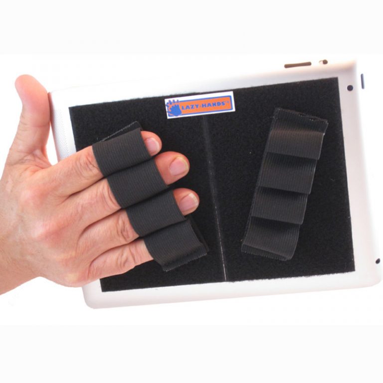 HeavyDuty 4Loop Grips (x2 Grips) for iPad and Large Tablets Black