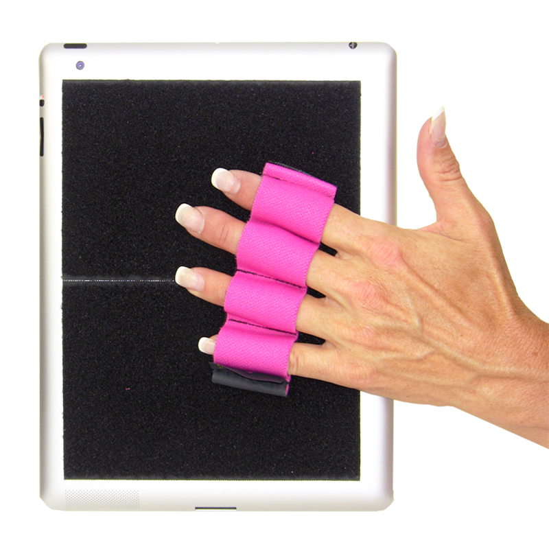 Heavy-Duty 4-Loop Grip (x1 Grip) for Tablets - Pink