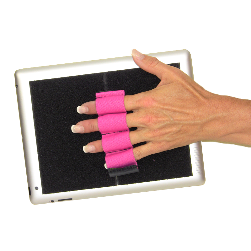 Heavy-Duty 4-Loop Grip (x1 Grip) for Tablets - Pink