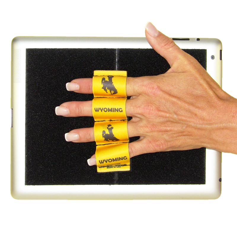 Wyoming Cowboy with Gold Background Tablet Grip (x1 Grip)