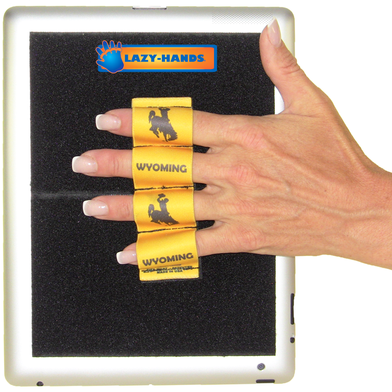 Wyoming Cowboy with Gold Background Tablet Grip (x1 Grip)