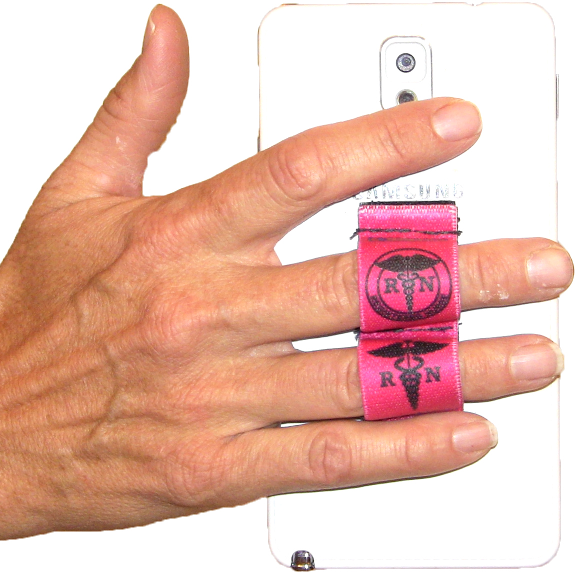 Nurse RN Pink Phone Grip