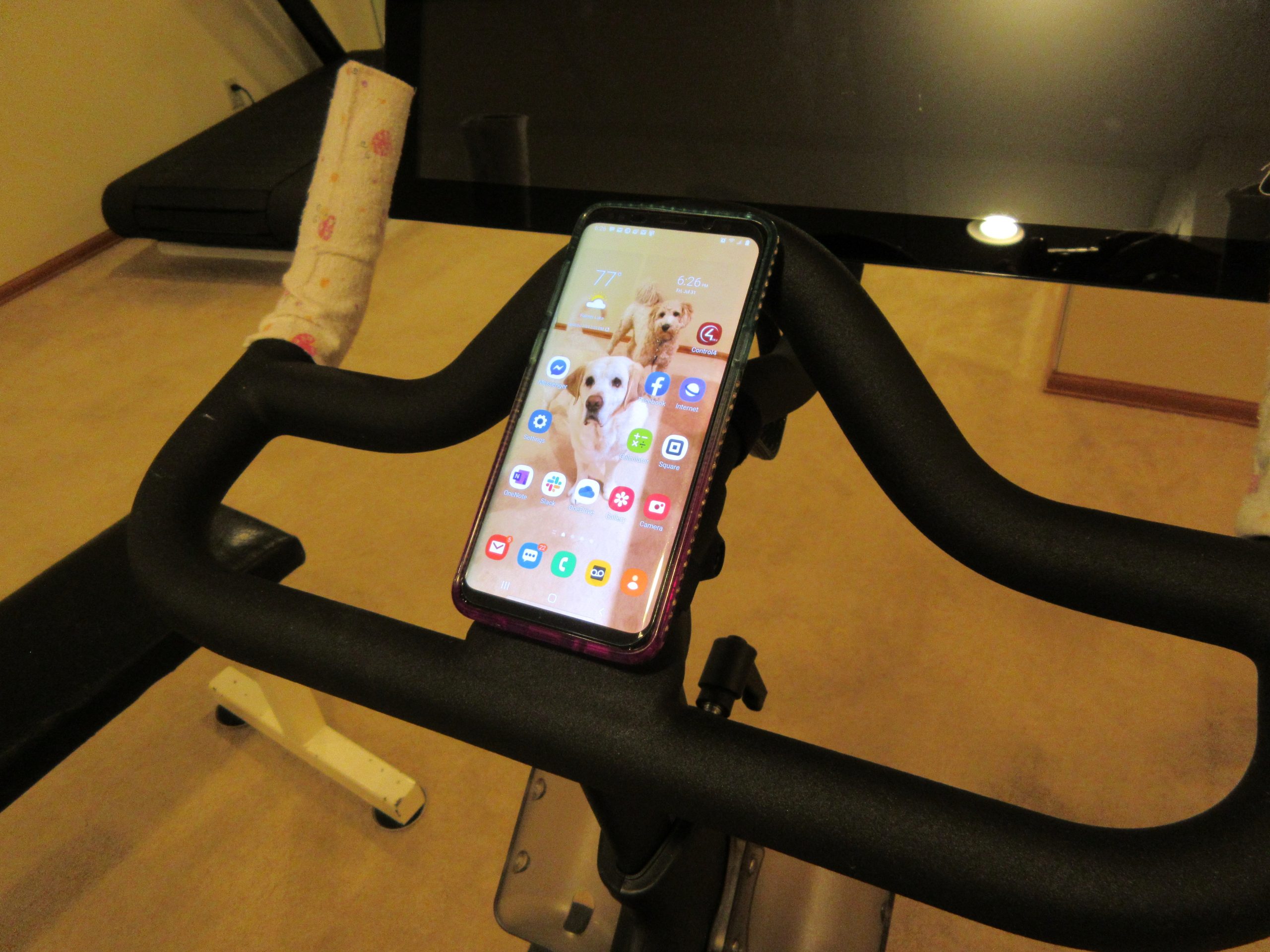 Peloton Bike Phone Holder Phone Mount Accessory