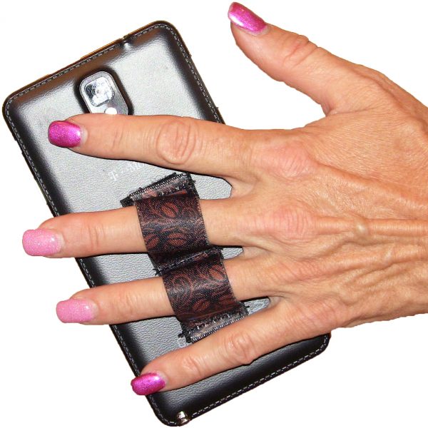 LAZY-HANDS Grips 2-Loop Phone Grip - Coffee Beans PG2