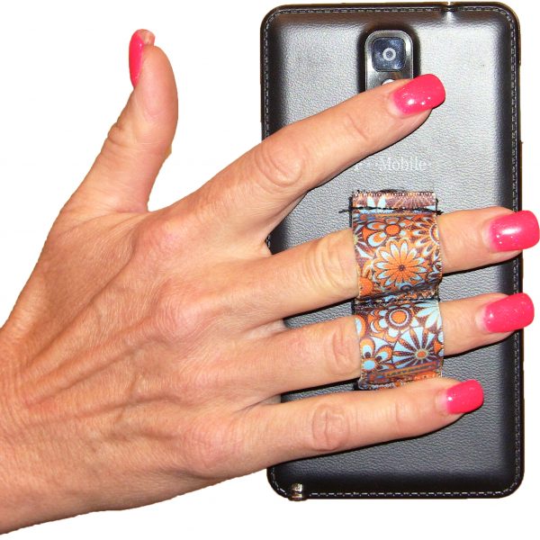 LAZY-HANDS Grips 2-Loop Phone Grip - Floral