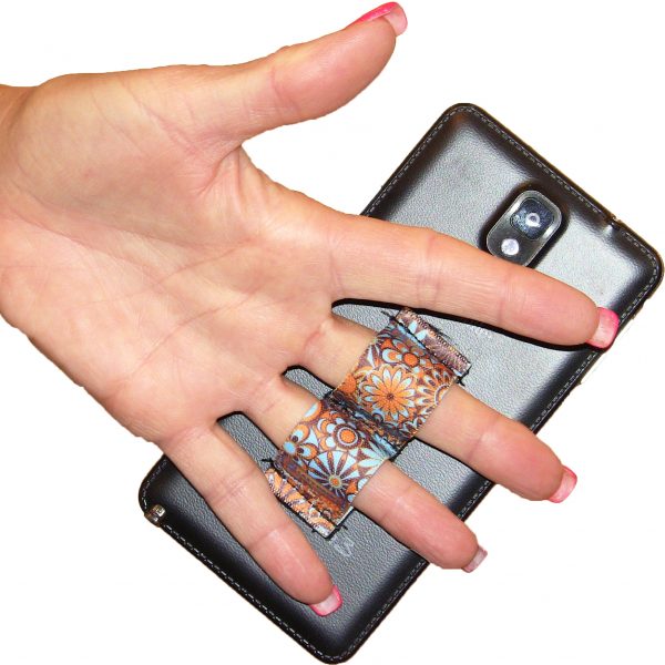LAZY-HANDS Grips 2-Loop Phone Grip - Floral