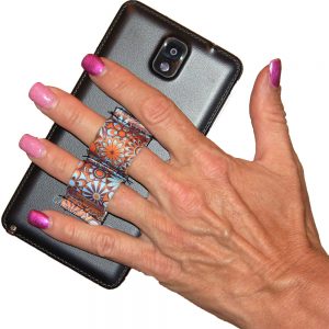 LAZY-HANDS Grips 2-Loop Phone Grip - Floral